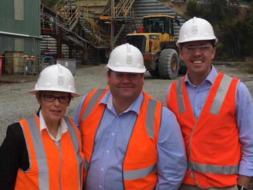 With Liberal Members for Braddon, Joan Rylah and Adam Brooks MP